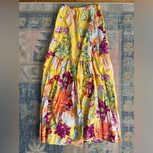 H&M Floral Maxi Skirt
